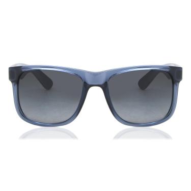 Imagem de Óculos de Sol Ray-Ban Polarizado Justin 0RB4165 6596T3 Tam 55 / Azul - Lentes Cinza Gradiente