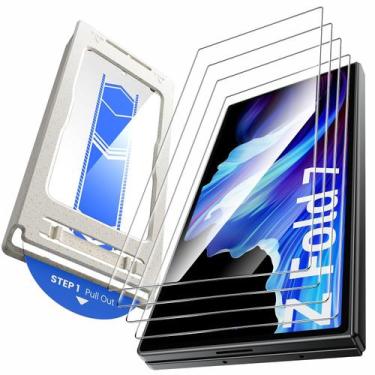 Imagem de Protetor de tela Hoerrye para Samsung Galaxy Z Fold 7, pacote com 4