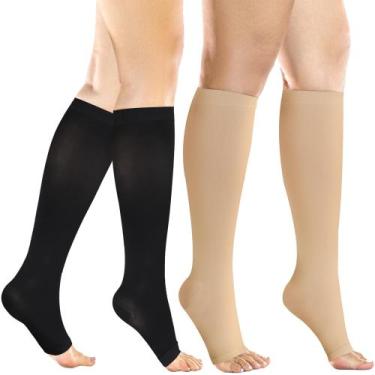 Imagem de Meias de compressão +MD 20-30 mmHg para mulheres e homens (2 pares)