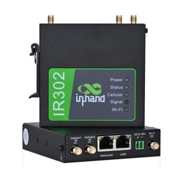 Imagem de Roteador celular IoT 4G LTE VPN industrial InHand IR302 - inhandgo