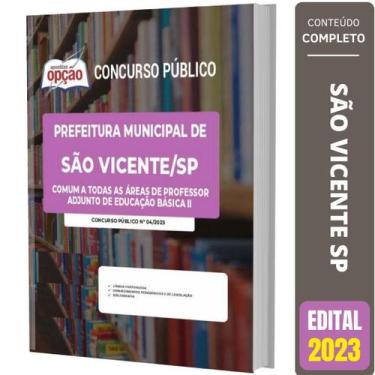 Imagem de Apostila São Vicente Sp - Comum Professor Adjunto 2 - Apostilas Opção