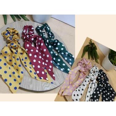 Imagem de Faixa Laço Scrunchies Com Elástico Para Cabelo - sem marca
