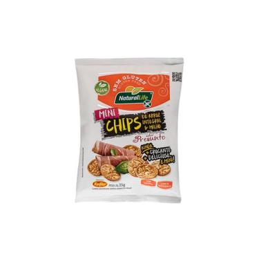 Imagem de Mini Chips Arroz Integral Milho Presunto 35g Sem Glúten - Kodilar