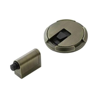 Imagem de Batente De Porta Invisível À Prova De Vento Com Acabamento Em Metal Po