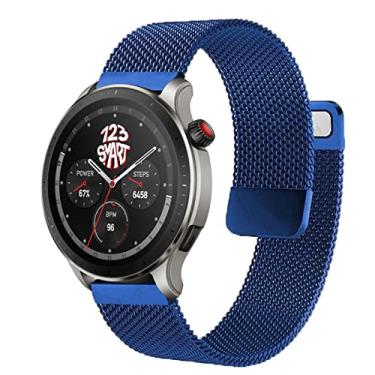 Imagem de Pulseira Milanese Dupla Marca 123Smart Compatível com GTR4 GTR 4 A2166 / GTR3 A1971 / GTR 3 Pro A2040 / GTR 2 A1952 / GTR 2e A2023 / Stratos 2 / Stratos 3