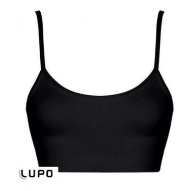 Imagem de Top Loba Power Basico S/ Costura - Lupo - Ref: 41018, Preto, G