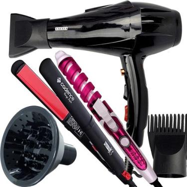 Imagem de Secador De Cabelos Excela 2200w Profissional Íons Ar Quente Frio Com B