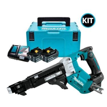 Imagem de Parafusadeira Auto Alimentacao Bateria 18V 2 Baterias 5Ah