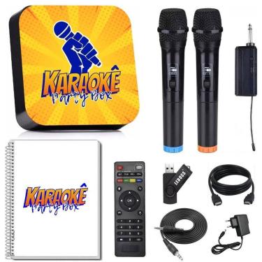 Imagem de Karaoke Party Box  +2 Mic Sem Fio + Catálogo