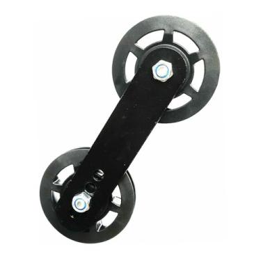 Imagem de Fenteer Polias duplas giratórias, polias portáteis para cabos de treino, academias de treinamento de força e condicionamento físico, Polia