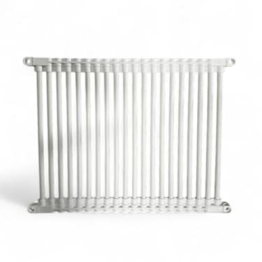 Imagem de Grade Para Porta de Correr Proteção Seguro para Pets e Crianças 75cm 145 cm Altura 60cm ou 80 cm Cores Preto e Branco(Branco | 60cm Altura, 145cm | Comprimento)