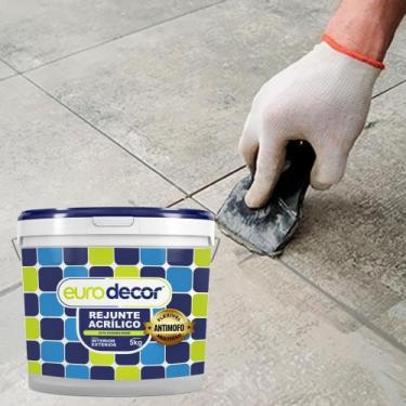 Imagem de Rejunte Acrílico Eurodecor 1Kg, Palha