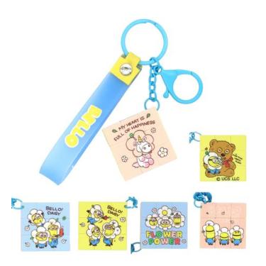 Imagem de Chaveiro Cubo Minions Daisy Original Miniso Coleção Fofa