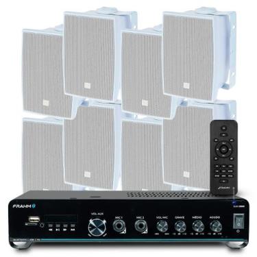 Imagem de Jbl Som Ambiente Amplificador Bluetooth Slim 2000 + 08 Caixas Jbl C321