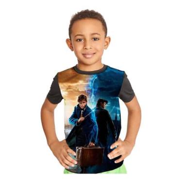 Imagem de Camiseta Infantil Harry Potter Animais Fantásticos Ref:406 - smoke, Pr
