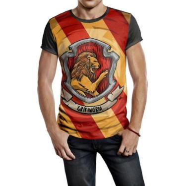 Imagem de Camiseta Masculina Harry Potter Gryffindor Ref:109 - smoke, Preto, GG