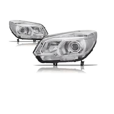 Imagem de Par Farol S10 Ltz 2012 2013 2014 2015 Cromado