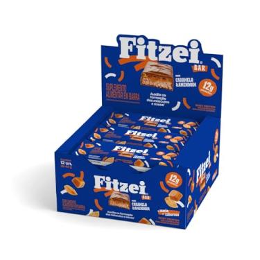 Imagem de Barra Proteína Fitzei 12g Protein Caramelo E Amendoim 12x40g Vitafor