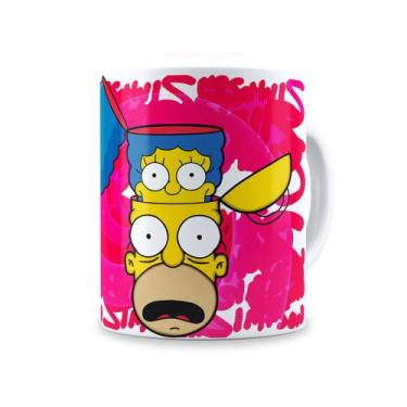 Imagem de Caneca de Ceramica Familia Simpsons 325 Ml - Pomps Geek