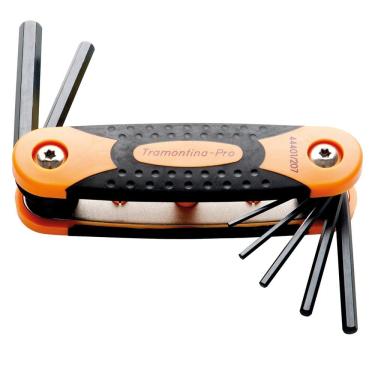 Imagem de Jogo de Chaves Hexagonais Tramontina Pro com Armação – 7 Peças