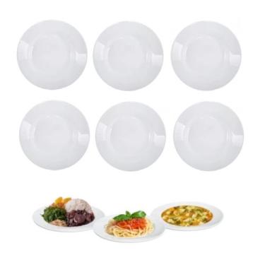 Imagem de 6 Pratos Fundo 25cm Melamina Sopas Caldos Restaurantes Bares - Fx