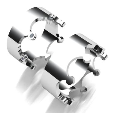 Imagem de PAR DE ALIANÇAS COROA PRATA COM ZIRCONIA 950