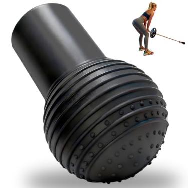 Imagem de SerniaXin Acessório de mina terrestre para barra, rotação de 360° para fileira, agachamento dividido, academia em casa, borracha natural, ajuste de barra olímpica de 5 cm (1)