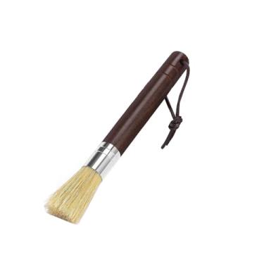 Imagem de Escova de limpeza de moedor de café, ferramenta de limpeza de máquina de café expresso, cabo de madeira e cerdas naturais, acessórios de pó Brista usados em cabeças de grupo, tela de chuveiro, filtro