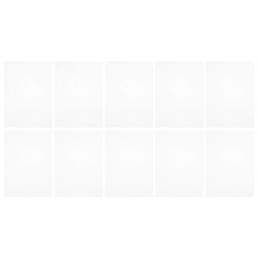 Imagem de Folhas de filme retrátil, 10 peças, semitransparente, fosca, termorretrátil, faça você mesmo, folhas de artesanato para arte pintada à mão, chaveiros, joias, brinquedos, material