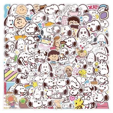Imagem de Adesivos Snoopys Waterproof Vinyl Anime 60 unidades/lote 5-7 cm