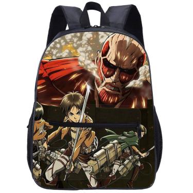 Imagem de Mochila escolar Attack On Titan Anime para crianças
