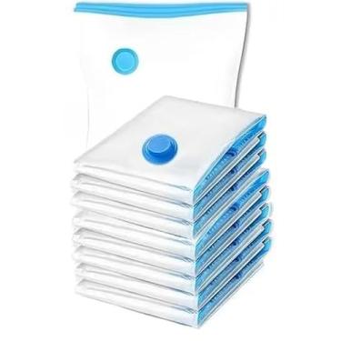 Imagem de Conjunto De Sacos De Armazenamento A VáCuo Para Bagagem – OrganizaçãO De Roupas E GestãO Do Guarda-Roupa(7,Bomba Elétrica 220V)