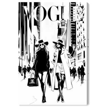 Imagem de Art Remedy Shopping Gals Cover Canvas Fashion and Glam Art, Gallery Wrapped, 10 x 15
