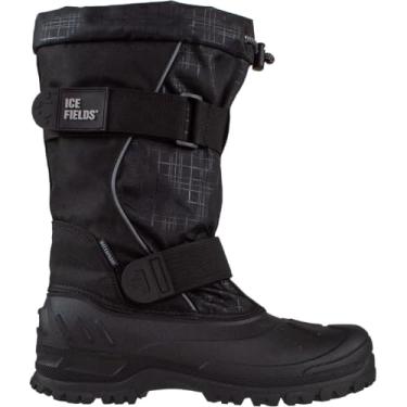 Imagem de Ice Fields Darrell Snow Botas de inverno masculinas, quentes, isoladas, à prova d'água, Preto, 42