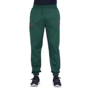 Imagem de Calça Umbro Fluminense Viagem 2024/25 Masculina - Verde GG-Masculino