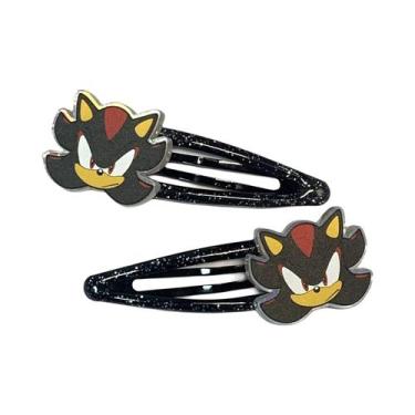Imagem de Clipes De Cabelo Glitter Sonic Shadow Knuckles Designs De Personagens 