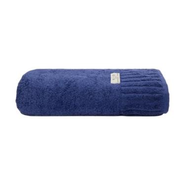 Imagem de Toalha de Rosto Premium Velour Camesa 100% Algodão, Azul