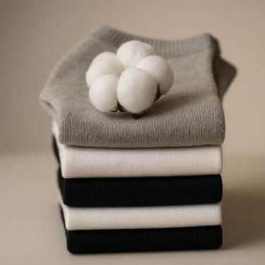 Imagem de Kit 12 Pares Meia Soquete Cano Curto Premium Unissex 38 - 46 Meias Soq