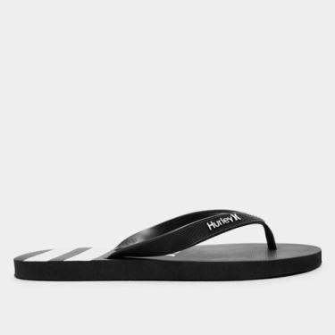 Imagem de Chinelo Hurley Flipflop Ocenside Masculino, Preto, 39/40