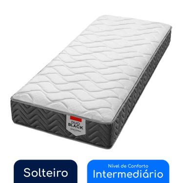 Imagem de Colchão Solteiro Molas Ensacadas Americanflex Duo Black 88x188x22cm