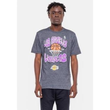 Imagem de Camiseta NBA Basket Los Angeles Lakers Masculino-Masculino