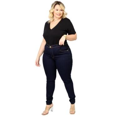 Imagem de Calça Jeans Feminina Plus Size Tamanhos Grande - IMPÉRIOS MODAS, 52