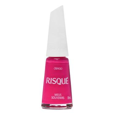 Imagem de Esmalte Risqué Rosa Cremoso Meus Souvenirs 8ml, 8ML, Rosa