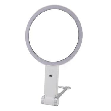 Imagem de Dioche Espelho de Maquiagem LED Com Luzes Iluminadas Espelho de Maquiagem Ampliador Dupla Face Ampliação 1X 30X USB Recarregável Com Temperatura de 3 Cores Ajustável Brilho Ideal para