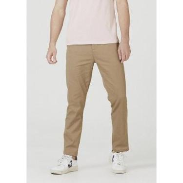 Imagem de Calça Hering Básica Chino Com Elastano Masculina-Masculino