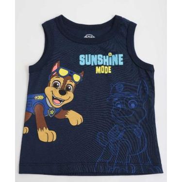 Imagem de Regata Infantil Chase Patrulha Canina Tam 1 a 3 Azul-86074 - Nickelode