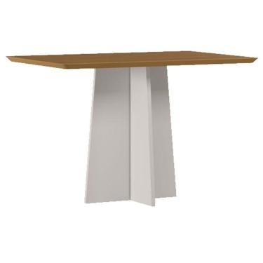 Imagem de Mesa De Jantar Anitta 120x80 Cm Sem Vidro Off White Ype
