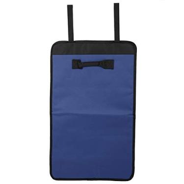 Imagem de Ferramenta rolo saco de armazenamento portátil dobrável chave reparo multifuncional caso titular bolso organizador poliéster durável para carro caminhão garagem oficina ferramentas (Azul)