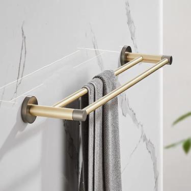 Imagem de Toalheiro, toalheiro para banheiro, suporte de toalha de mão de banho escovado de cobre leve, toalheiro de banheiro de haste única, toalheiro de banheiro/toalheiro/a