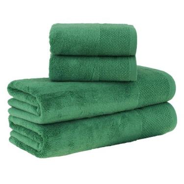 Imagem de Kit Jogo De Toalhas Buddemeyer 4 Peças Banhão e Rosto Hannah 100% Algo